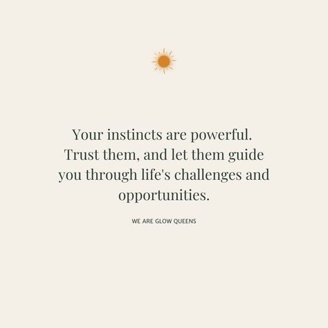 ✨ Listen to that inner voice, trust your gut, and let it lead you to your highest potential. What's one decision you've made recently based on your intuition? Share below! #TrustYourGut #Intuition #InnerWisdom Listen To Your Gut Quotes, Trust Your Gut Quotes, Trust Your Intuition Quotes, Guts Quotes, Listen To Your Gut, Intuition Quotes, Trust Your Gut, Inner Voice, Life Challenges