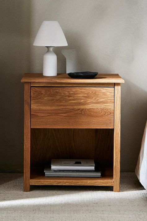 Tables Living Room | Deco Home | ZARA United States Zara Bedside Table, Zara Home Nightstand, Light Wood Bedside Table, Bed Side Tables Ideas, Night Stand Wood, Beech Bedside Table, Bedroom Nightstands, Oak Nightstand, Oak Bedside Tables