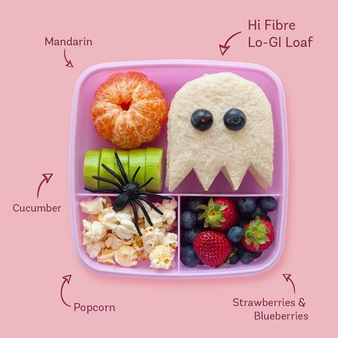 Ideas De Lunch, Spooky Food Ideas, Fun Kid Lunch, Kids Lunch Ideas, Kids Lunch Box Meals, Bento Box Lunch For Kids, Bakers Delight, Kindergarten Lunch, Preschool Lunch