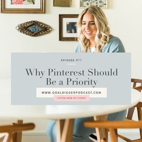 Jenna Kutcher Why Pinterest Should Be a Priority - Jenna Kutcher Sarah Nicole, Jenna Kutcher, Rich Pins, Pinterest Growth, Small Business Online, Make Money From Pinterest, Blog Business, Blogging Resources, Blog Strategy