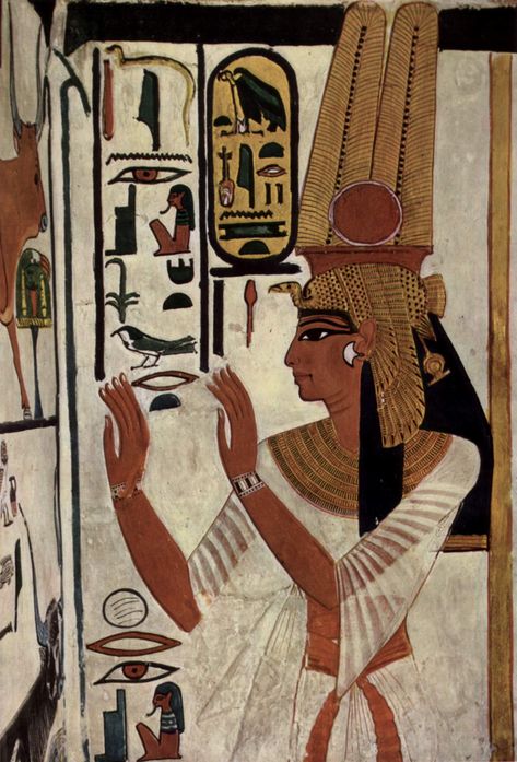 Nefertari - hieroglyphic tattoo Queen Nefertari, Starověký Egypt, Kemet Egypt, Egyptian Painting, Istoria Artei, Ramses Ii, Egyptian Artifacts, Egyptian Queen, Egypt Art