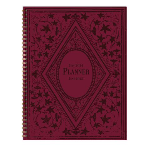 "Buy the TF Publishing 2024 - 2025 Merlot Large Spiral Planner at Michaels. com. Remember to make time for wine with this academic year planner featuring a vintage wine label cover design in beautiful merlot! Remember to make time for wine with this academic year planner featuring a vintage wine label cover design in beautiful merlot! With everything you need in one place, the all-encompassing large planner, measuring 9\" x 11\", boasts 2-page monthly spreads that include lined sections for note Vintage Wine Label, Spiral Planner, Spiral Planners, Notes Planner, Easy Writing, Teachable Moments, Weekly Monthly Planner, Daily Plan, Weekly Planning