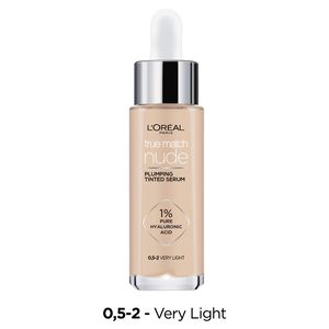 L'Oréal Paris True Match Nude Plumping Tinted Serum Very Light 0,5-2 30 ml | Makeup | Priceline True Match Loreal, Mecca Makeup, Loreal Paris True Match, Tinted Serum, True Match Foundation, Skincare Serum, Serum Foundation, Shake Bottle, Skincare Benefits