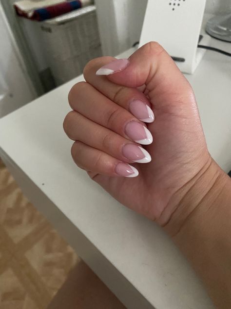 Criss Cross French Tip Nails, French Tip Variations, French Tip With A Twist, French Tip Design, 2023 Nails, Prom 2023, French Acrylic Nails, French Tips, Nail Inspiration