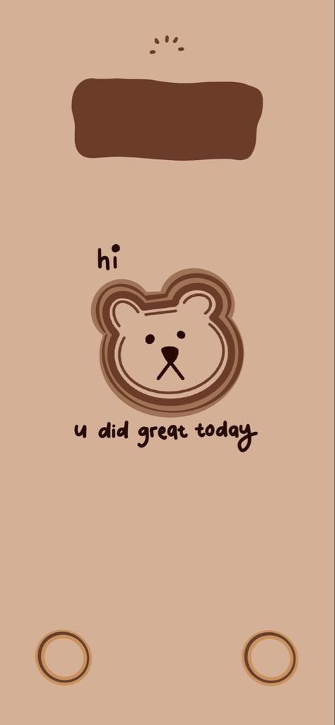 Brown Cute Wallpaper Iphone, Bear Lockscreen Iphone Wallpapers, Bear Wallpaper Lockscreen, Cute Brown Bear Wallpaper, Cute Emoji Wallpaper Iphone, Wallpaper Iphone Brown, Bear Lockscreen, Brown Bear Wallpaper, Bear Wallpaper Aesthetic