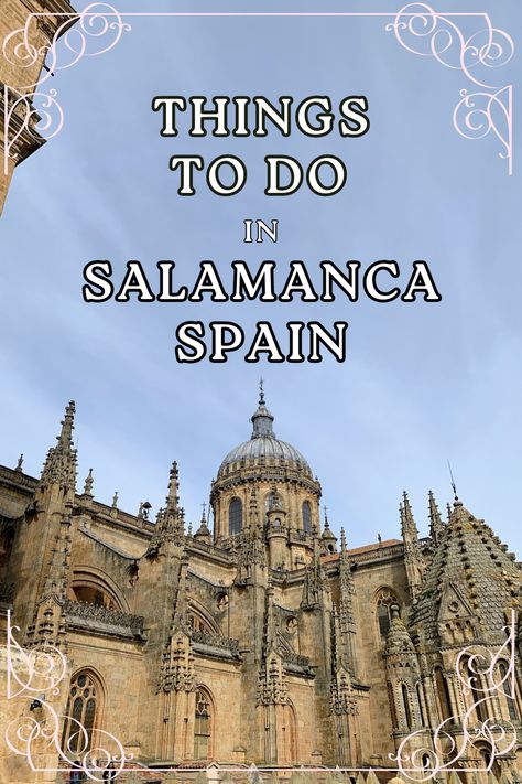 About a 2-hour train journey east of Madrid is Salamanca, Spain's "Golden City" Santiago De Compostela, Madrid, Camino De Santiago, Salamanca Spain, Open Air Cinema, Golden City, The Camino, Train Journey, Spain And Portugal