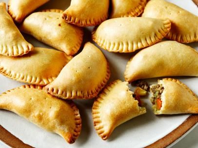 Meat Pies Recipe | Ree Drummond | Food Network Nigerian Meat Pie, Fried Meat, Beef Entrees, Meat Pie Recipe, Meat Rolls, Seed Recipes, West African Food, Meat Pies, Carrots And Potatoes