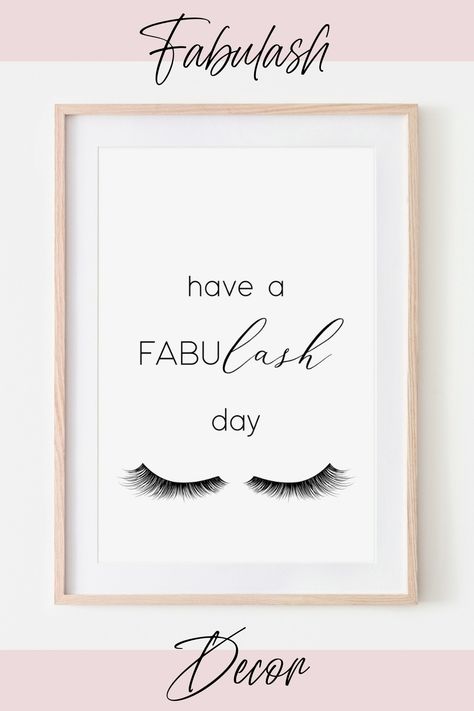 Empty Frames Decor, Eyelash Wall Decor, Lash Room Decor Ideas, Lash Decor, Lash Room Ideas, Eyelash Decor, Frames Decor, Lash Room Decor, Esthetics Room