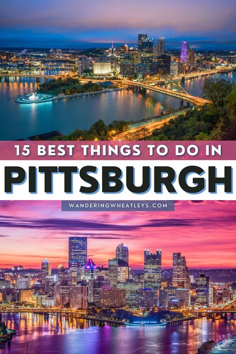 Planning a Pittsburgh vacation? Here's the 15 best Things To Do in Pittsburgh Pennsylvania, including top attractions, family activities in Pittsburgh and more! | USA travel I Pittsburgh attractions I things to do in Pennsylvania I attractions in Pittsburgh I places to eat in Pittsburgh I Pittsburgh travel guide I Pennsylvania vacation I Pennsylvania attractions | Pennsylvania activities | Pittsburgh activities | Pittsburgh museums I Pennsylvania travel | #Pittsburgh #Pennsylvania #USA Things To Do In Pittsburgh, Pittsburg Pa, Visit Pittsburgh, Pittsburgh Skyline, Stay Busy, Pennsylvania Travel, Northeast Region, Biker Quotes, Adventure Inspiration