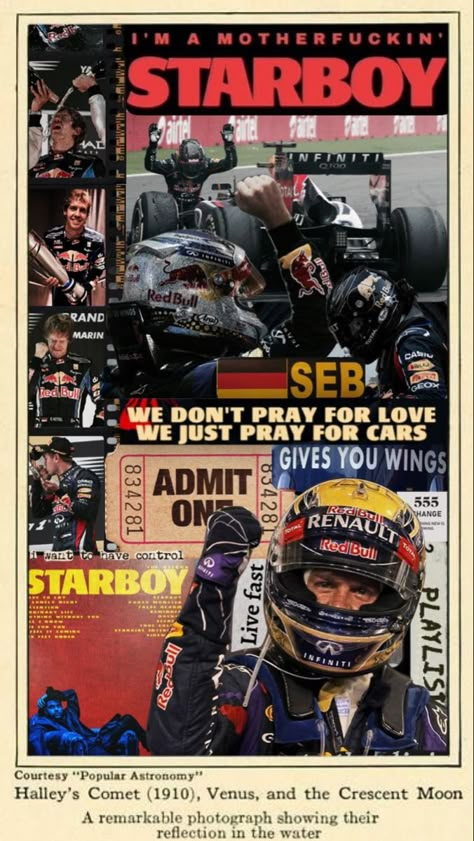 Starboy F1 Wallpaper, Red Bull F1 Poster, F1 Poster Sebastian Vettel, F1 Wall Poster, F1 Racing Formula 1 Wallpapers, Sebastian Vettel Poster, Seb Vettel Wallpaper, F1 Poster Aesthetic, Sebastian Vettel Aesthetic