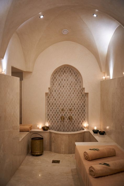 Old Bathroom Makeover, Hammam Bathroom, Moroccan Villa, Moroccan Bath, Home Spa Room, Moroccan Riad, Moroccan Style Interior, Boutique Art, Art Hotel