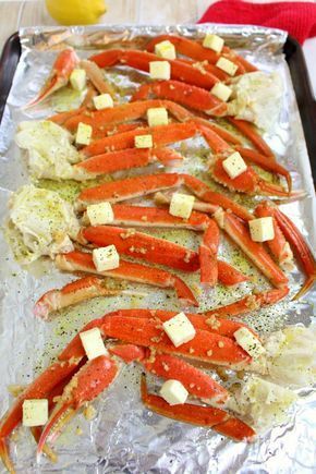 Best Way To Cook Snow Crab Legs At Home, Crab Clusters In Oven, Cook Crab Legs Best Way To, Roasted Crab Legs Oven, Cooking Snow Crab Legs Best Way To, Oven Baked Crab Legs Recipes, Baked Snow Crab Legs Oven, Oven Crab Legs How To Cook, Snow Crab Recipes