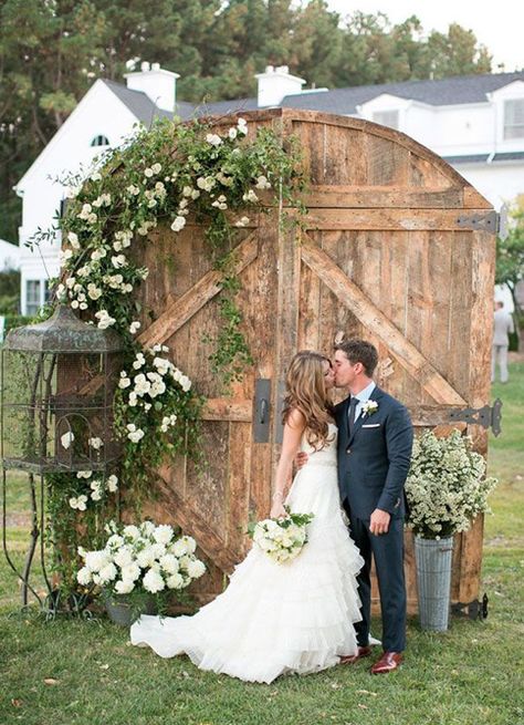 Old doors wedding