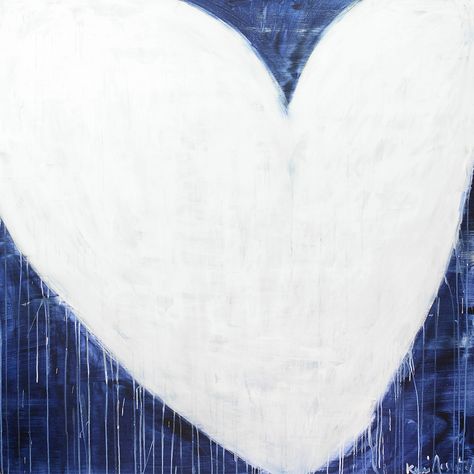 kerrirosenthal- SHE WILL BE LOVED BY KERRI ROSENTHAL Drippy Heart, She Will Be Loved, Abstract Contemporary Art, Kerri Rosenthal, Independent Study, Heart Art Print, Entry Wall, Entryway Office, Art Print Collection