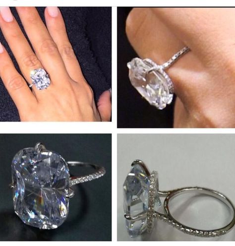 Kim K Engagement Ring, Kim Kardashian Wedding Ring, Kim Kardashian Engagement Ring, Emerald Cut Diamond Engagement, Celebrity Engagement Rings, Diamond Engagement Wedding Ring, Engagement Ring Diamond Cut, Dream Engagement, Dream Engagement Rings