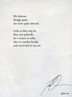 Silent Man, Good Adjectives, A Clash Of Kings, My Demons, A Dance With Dragons, Andre The Giant, From Where I Stand, Piece Of Paper, Holly Black