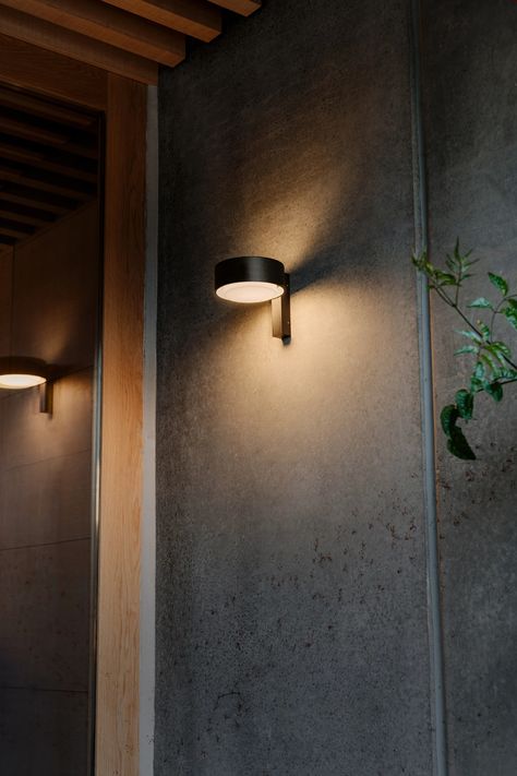 Entrance Lighting, Cosy Lighting, Black Outdoor Wall Lights, Black Wall Lamps, Exterior Wall Light, Luminaire Design, Lamps Ceiling, Outdoor Wall Lamps, Glass Diffuser