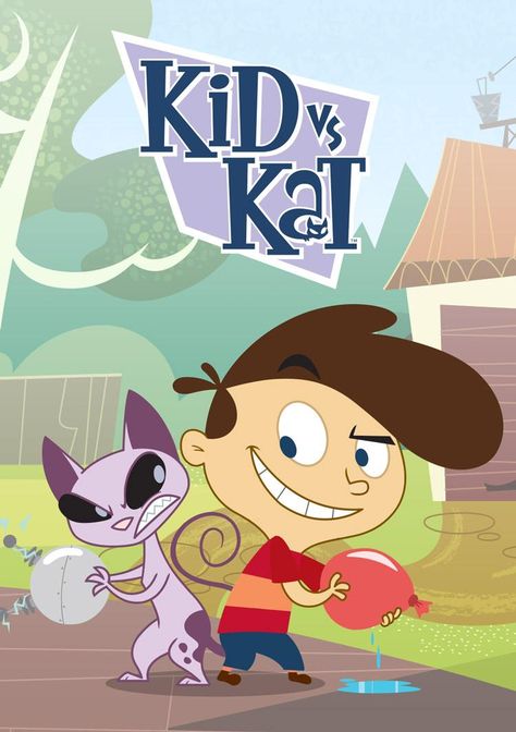 Old Cartoons 90s, Kid Vs Cat, Cartoon Network Viejo, 90s Tv Shows Cartoons, Kid Vs Kat, Cartoon Network 90s, Old Kids Shows, Cartoon Network Characters, Old Cartoon Network