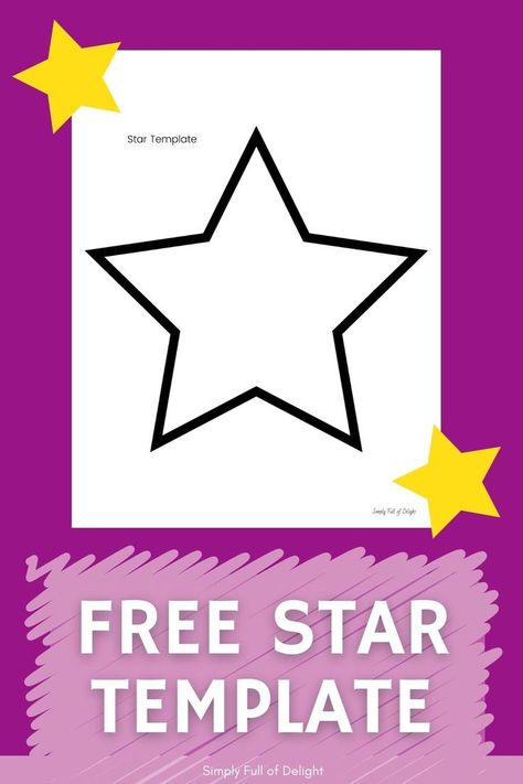 easy star craft for preschool with free printable star template Star Suncatcher Preschool, Star Of David Craft Preschool, Star Light Star Bright Activities, Star Craft For Preschool, Star Of Bethlehem Craft Preschool, Star Suncatcher Craft, Star Preschool Crafts, Large Star Template Printable Free, Christmas Star Crafts For Preschoolers