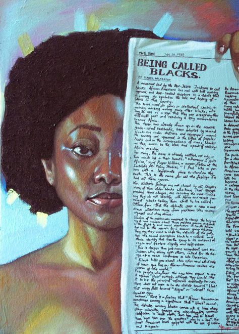 Original realism painting by Prosper Aluu (Nigeria). This one-of-a-kind oil on canvas painting measures 24W x 36 H inches. The portrait painting ships in a crate directly from the artist's studio and is covered by the 14-day satisfaction guarantee from Saatchi Art, so you can buy with confidence. Portrait Mural Art, African American Dark Academia, Afrocentric Paintings, Black Woman Portrait Painting, Black Artists Artworks, Black Art Painting Abstract, Art History Paintings, Feminine Poses, Black Culture Art