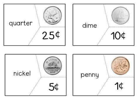 Canadian Puzzle Money 2 for Kindergarten to Grade 2 can practice learning about Canadian money. Money For Kindergarten Activities, Money Lessons For Kindergarten, Coin Worksheets Kindergarten, Canadian Money Worksheets, Kindergarten Coin Worksheets, Canadian Money Anchor Chart, Coins Kindergarten, Canadian Coins Kindergarten, Money Anchor Chart