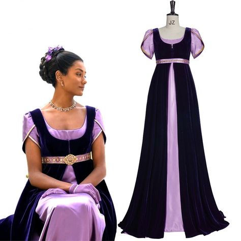 Bridgerton Kate Dress, Bridgerton Dress, Regency Ball Gown, Bridgerton Gown, Regency Dress, Tea Party Dress, Empire Waist Dress Regency Regency Dress Jane Austen, Regency Ball Gown, Bridgerton Dresses, Regency Ball, Wedding Dress Cap Sleeves, Kate Dress, Regency Dress, Tea Party Dress, Velvet Gown