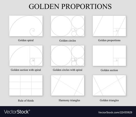 Proportion In Design, Rule Of Thirds Drawing, Golden Ratio Fashion Rule Of Thirds, Golden Proportion Architecture, Proportion Design, Proportions Drawing, Golden Ratio Composition, The Golden Ratio Architecture, Golden Spiral Composition