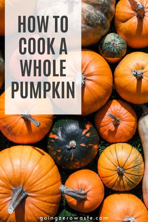 Making Pumpkin Puree, Fresh Pumpkin Recipes, Whole Pumpkin, Frugal Cooking, Types Of Peppers, Cooking Pumpkin, Fresh Pumpkin, Farmers Almanac, How To Make Pumpkin