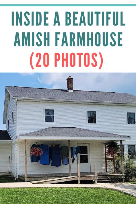 Amish House Plans, Amish Built Homes, Amish Homes Interior, Amish Aesthetic, 1700s Home, Amish Decor, Goth Farmhouse, Amish Farmhouse, Pioneer Homestead