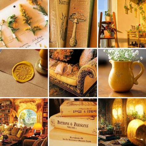 Hufflepuff common room, Harry Potter, Hogwarts, moodboard, aesthetic, my edits Hufflepuff Aesthetic Common Room, Hufflepuff Kitchen Aesthetic, Hufflepuff Inspired Living Room, Hufflepuff Living Room, Hufflepuff Common Room Aesthetic, Hufflepuff Common Room Wallpaper, Harry Potter Common Room Hufflepuff, Hufflepuff Moodboard, Hogwarts Dorm Aesthetic Hufflepuff