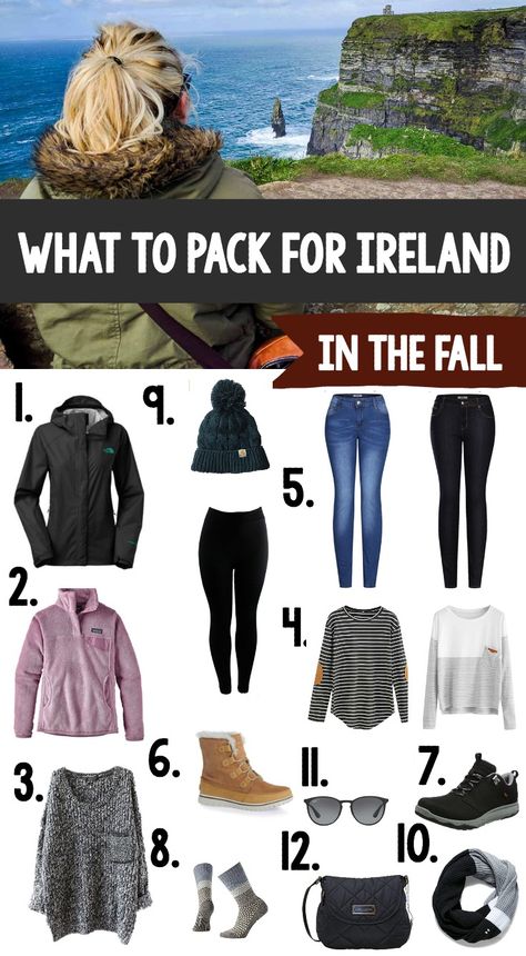 What To Pack For Scotland In The Fall, Outfits For Ireland In April, Packing For Ireland In October, Dublin Ireland Outfits Winter, Outfits For Ireland In October, Ireland Trip Outfits, What To Wear In Ireland In October, Ireland In October Outfits, Ireland Outfit Spring