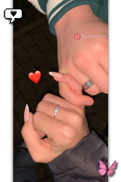 Cute Couple Rings, Cheesy Gifts, Ring For Couple, Butterfly Rings, Fine Jewlery, Proposal Pictures, Creative Videos, Romantic Gifts For Him, Couples Ring Set