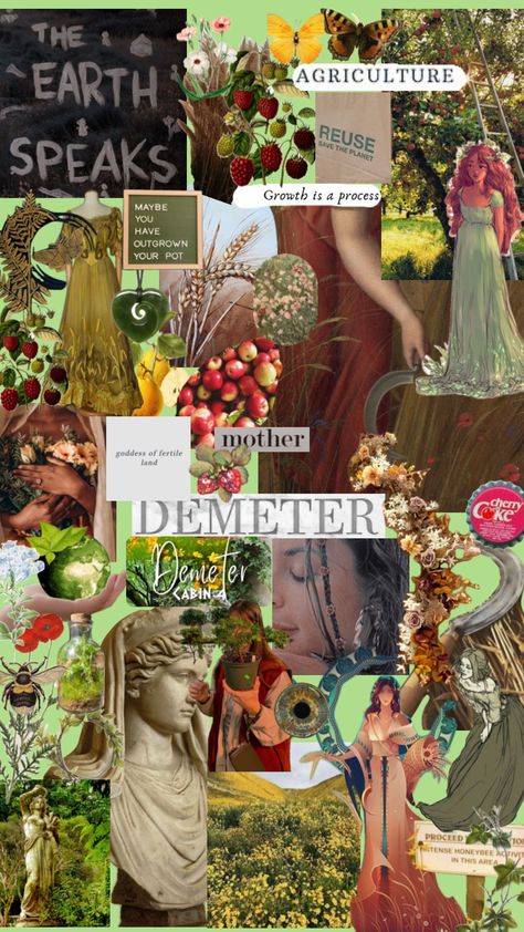 Demeter Goddess Aesthetic, Greek Gods And Goddesses, Mother Goddess, Greek Goddess, Greek Gods, Gods And Goddesses, Save The Planet, Fertility, Your Aesthetic