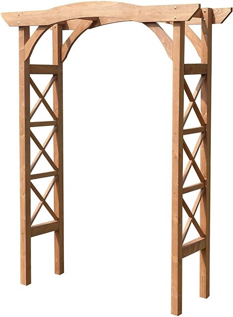 Metal Arbor, New England Arbors, Arch Designs, Canadian Hemlock, Wood Arbor, Wooden Arbor, Oil Based Stain, Building A Pergola, Garden Arbor