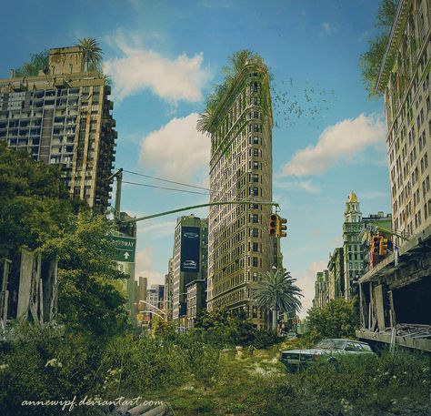 Apocalypse Landscape, Post Apocalyptic City, Apocalypse Aesthetic, Apocalypse World, Post Apocalyptic Art, Apocalypse Art, Fantasy Posters, Magazine Shop, Post Apocalypse