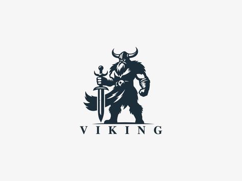 Viking Logo Design, Ticket Logo, Viking Vector, Man Tattoo, Viking Logo, Gym Logo, Logo Making, Craft Design, Studio Logo