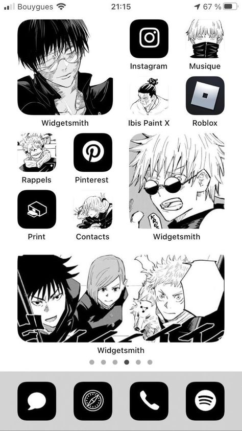 Jujutsukaisen Manga, Ios14 Wallpaper, Homescreen Layout Iphone, Iphone Wallpaper Texture, Whatsapp Theme, Japanese Wallpaper Iphone, App Anime, Anime Mobile, Iphone Wallpaper Ios