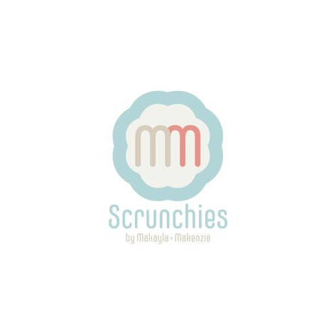 Scrunchies Logo Design Ideas, Scrunchie Business Name Ideas, Scrunchie Business, Business Logo Ideas, Hello Sticker, Business Name Ideas, Grey Headboard, Etsy Ideas, Name Ideas