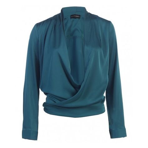 JLUXBASIX Teal Cross Draped Satin Blouse ($45) ❤ liked on Polyvore featuring tops, blouses, satin blouse, teal top, satin top, blue blouse and draped tops Blue Satin Blouse, Blue Satin Top, Draped Tops, Frozen Fashion, Blouse Satin, Open Blouse, Gala Outfit, Drape Top, Top Satin