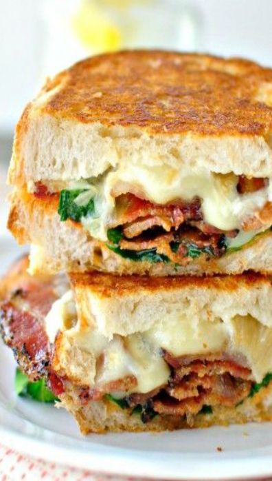 Blt Grilled Cheese Sandwich, Blt Grilled Cheese, Fancy Grilled Cheese, Best Breakfast Sandwich, Grilled Sandwiches, Gourmet Grilling, Bacon Grilled Cheese, Breakfast Sandwich Recipes, Grilled Cheese Sandwiches