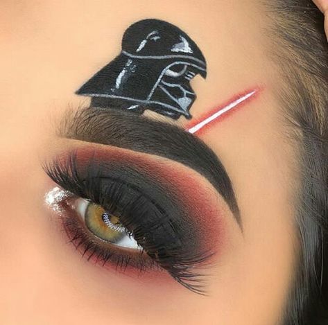 Star Wars Makeup, Curl Eyelashes, Matte Eye Makeup, Eye Makeup Images, Shimmer Eye Makeup, Thick Eyelashes, Bright Eye Makeup, Eye Makeup Ideas, Long Eyelashes