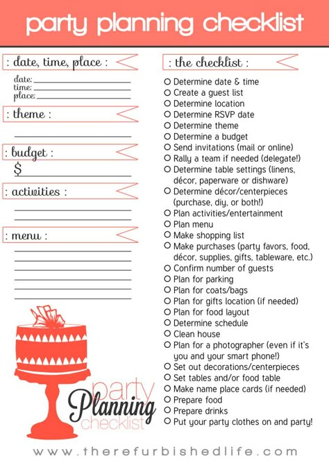 2.10.14 Party Planning Checklist Party Planning 101, Party Planning Business, Holi Party, Party Planning Checklist, Party Checklist, Event Planning Checklist, Basketball Party, Dessert Party, Event Planning Business