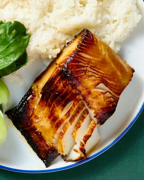 Nobu's Miso-Marinated Black Cod Recipe (Silky & Buttery) | The Kitchn Misoyaki Butterfish Recipe, Miso Black Cod Recipe, Miso Cod Recipe, Miso Cod, Miso Recipe, Easy Vegetable Recipes, Cod Recipe, Black Cod, Cod Recipes