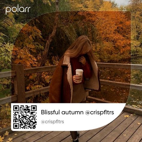 Lightroom Autumn Presets, Autumn Polarr Filter, Autumn Filter, Polarr Presets, Feed Insta, Polarr Filters, Polarr Codes, Girl Falling, Gilmore Girls