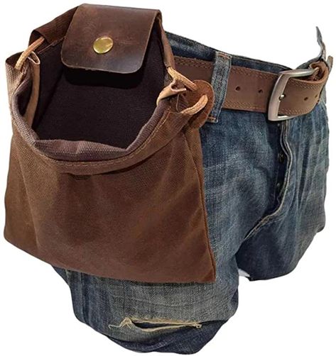 Amazon.com: Asenie Foraging Bag Waxed Canvas Collapsible Outdoor Camping Foraging Pouch Mushroom Storage Water Resistant Leather Bushcraft Belt Tinder Dump Pouchs Brown for Travel Camping Hiking Bag Only (Brown) : Clothing, Shoes & Jewelry Mushroom Storage, Pochette Portable, Treasure Bag, Larp Costume, Tool Pouch, Hiking Bag, Belt Pouch, Coin Bag, Waxed Canvas