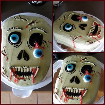 Red Velvet Recipe, Cake For His Birthday, Almond Buttercream, Zombie Cake, Zombie Birthday, Buttercream Recipe, Its My Birthday, The Last Time, My Birthday