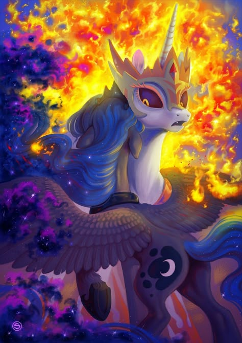 I'm sorry Big sis MLP: Princess Luna Magic Princess, Celestia And Luna, My Little Pony Princess, Nightmare Moon, My Little Pony Wallpaper, Mlp Fan Art, My Little Pony Comic, Princess Celestia, Princess Luna