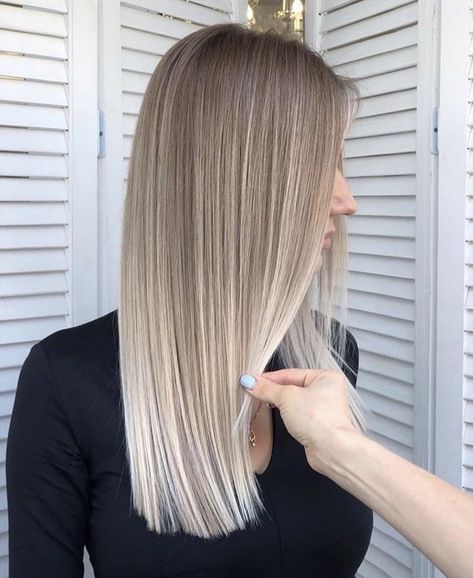 Platinový Blond, Rambut Brunette, Brunette Balayage, Balayage Blonde, Sandy Blonde, Ombré Hair, Balayage Hair Blonde, Blonde Hair Looks, Brown Blonde Hair