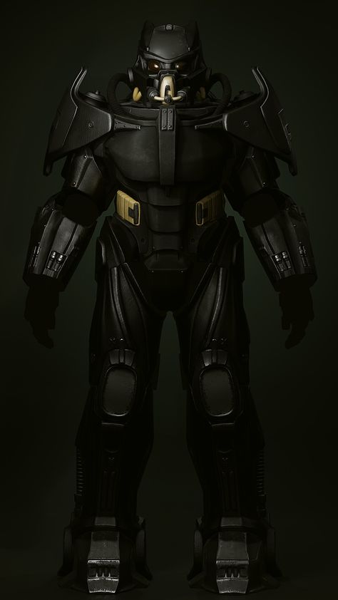 ArtStation - Fallout 3 Style Power Armor-Enclave Enclave Fallout, Fallout 4 Concept Art, Fallout Power Armor, Fallout Fan Art, Imperial Stormtrooper, Fallout Concept Art, Fallout Game, Power Armour, Futuristic Armour