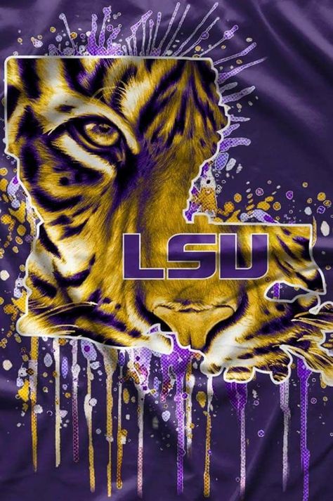 LSU Wallpaper Explore more wallpaper. https://www.whatspaper.com/lsu-wallpaper-8/ Lsu Wallpaper, Tiger Wallpaper Iphone, Lsu Tigers Art, Lsu Logo, Lsu Tigers Baseball, Lsu College, Lsu Tigers Logo, Lsu Baseball, Lsu Fans